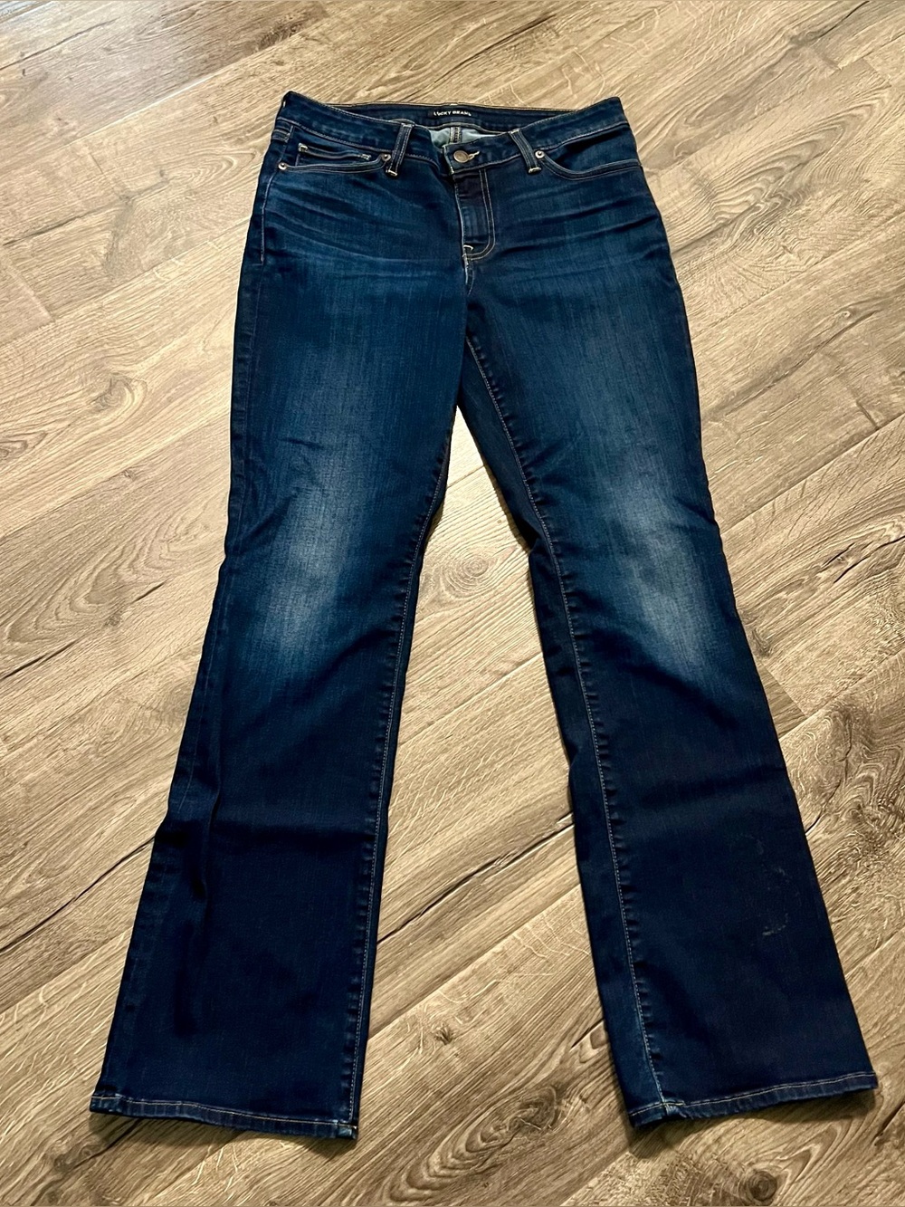Lucky Brand Women’s Low Rise Lolita Bootcut Jeans Dark Wash Size 10/30R